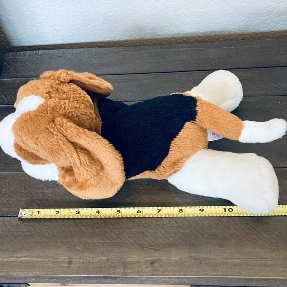 Bassett Hound Tricolor Plush Dog Stuffed Animal Aurora Toy - Picture 5 of 5